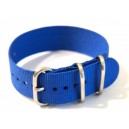 Bracelet nylon NATO ZULU Bleu