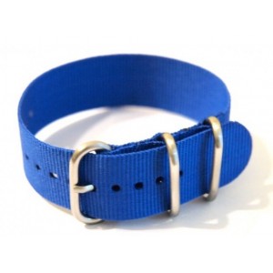 Bracelet nylon NATO ZULU Bleu